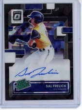 14/30 Sal Frelick Black Cracked Ice 2022 Donruss Optic Rated Prospect Rc Auto SP