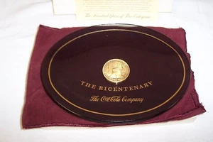 1975 COCA COLA BICENTENNIAL OF THE UNITED STATES OF AMERICA COMMEMORATIVE PLATE - Picture 1 of 9