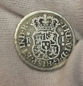 MÉXICO 1 REAL MO 1759 M. FERNANDO VI. M0-M ,1 SILVER REAL, INTERESANTE. - Foto 1 di 5