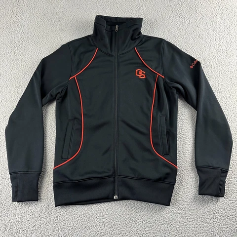 Columbia Oregon State Beavers Full Zip Jacket Men’s L Soft Shell Fleece Lined Cover