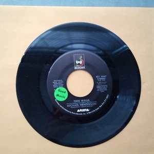 45 RPM Record    MICHAEL HENDERSON  Thin Walls / Whip It  Mint in factory sleeve - Bild 1 von 3