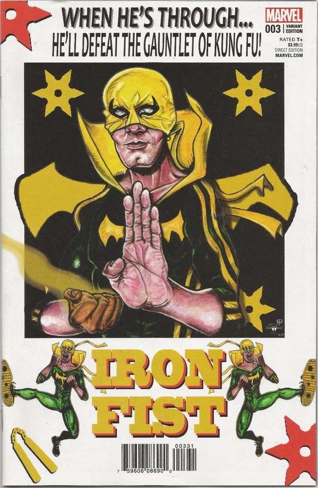 IRON FIST #3 1:25 VARIANT (2017) Back Issue (S) Foto 1 de 1