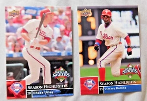 2008 Upper Deck Philadelphia Phillies World Series Baseball Card Pick one - Picture 1 of 51