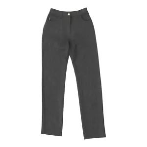 Pantalones grises Armani para mujer | Pantalones de vestir de diseñador de tiro alto vintage de colección - Imagen 1 de 4