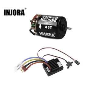 INJORA Motor Cepillado Impermeable ESC Controlador de Velocidad para 1/10 RC Oruga - Imagen 1 de 26