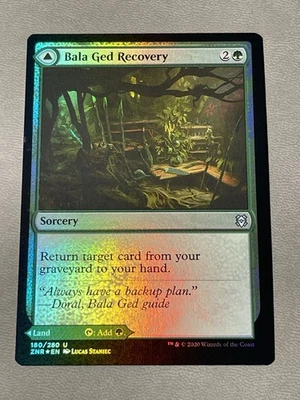 MTG FOIL Bala Ged Recovery  Bala Ged Sanctuary  - Zendikar Rising #180 NM - Image 1 of 2