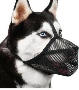 NEW Mayerzon Size S Dog Muzzle Black Mesh - Picture 1 of 9