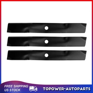3 Mower Blades for John Deere GT225 GT235 GT245 GX255 GX325 GX335 GX345 54" Deck - Picture 1 of 7