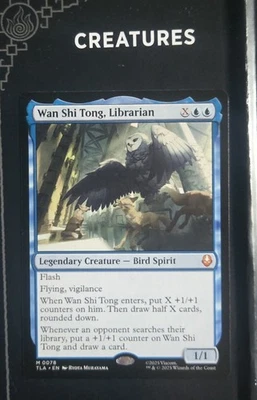 MTG - Wan Shi Tong, Librarian - Avatar, the Last Airbender  - Image 1 of 2