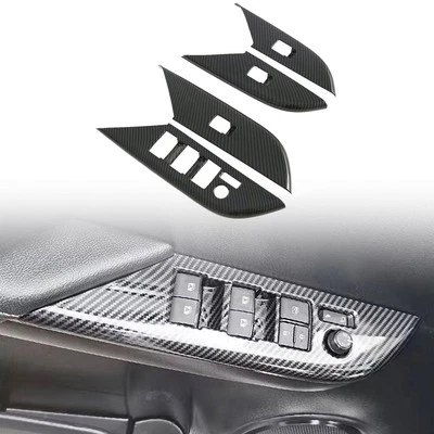 For Toyota Hilux Revo 2016-2025 Interior Window Switch Cover Trim 4pcs - Image 1 of 4