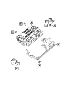 Genuine Mopar Body Controller Module 68233854AA - Picture 1 of 5