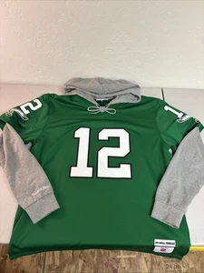 Mitchell & Ness Just Don Randall Cunningham 1990 grau Trikot mit Kapuze Größe XXL - Bild 1 von 5