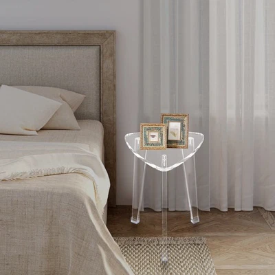 Acryl Eckhocker, Acryl Aufbewahrung Regal, Multifunktion Acryl Hocker 16,34 Zoll - Bild 1 von 4