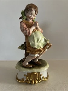 Capodimonte Bruno Merli Figur Landmädchen Italien 8" groß - Bild 1 von 10
