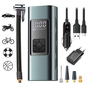 Mini compressore d aria portatile 12 V 6000 mAh compressore elettrico - Foto 1 di 24