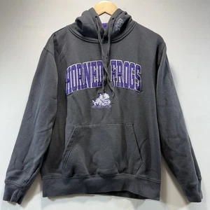 TCU Horned Frogs Sweatshirt Gr. M Pullover grau lila Hoodie - Bild 1 von 9