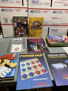 Lot of 8 inserts Konami, Nintendo Power Pad, Control Deck, Akklaim Extreme G Box - Picture 1 of 20