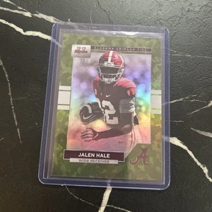Jalen Hale Topps Bowman U Alabama Crimson tide Green /75 - Picture 1 of 2