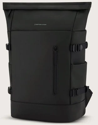 Kapten & Son Rucksack Helsinki All Black 32 x 53,5 x 17 cm, 26 Liter - Bild 1 von 2