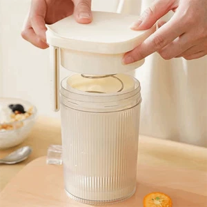 Transparent Body Yogurt Filter Spring Press Type Whey Separator Breakfast - Picture 1 of 15