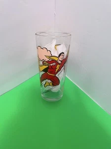 PEPSI COLLECTORS SERIES SHAZAM CAPTAIN MARVEL DRINKING GLASS 1978 VINTAGE NEW. - Picture 1 of 3