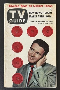 RED BUTTONS 1953 ORIGINAL TV GUIDE - NEW ENGLAND ISSUE - Picture 1 of 5