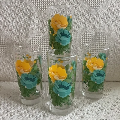 4 vasos florales de sombra rosa Pioneer Woman 16 oz Foto 1 de 4