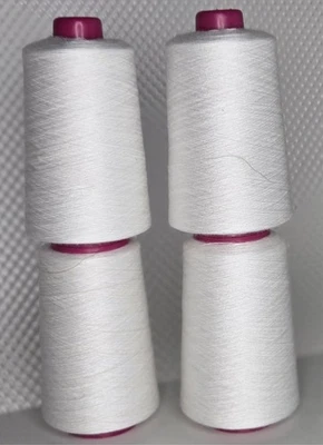 4 PACK of 6000+   Yard each Spool Multi color Thread All Purpose 100%  Polyester - Image 1 of 4