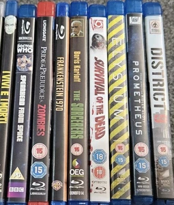 Classic Horror Blu Ray Job Lot - Picture 1 of 1