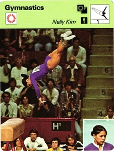 NELLY KIM Russia Gymnastics Olympics Photo 1979 SPORTSCASTER CARD #27-22 - Bild 1 von 2