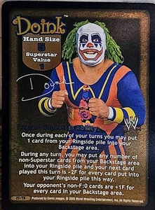 WWE RAW DEAL CCG DOINK SUPERSTAR CARD - Picture 1 of 1