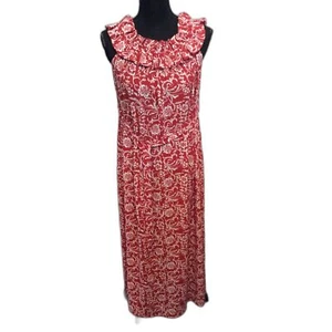 Ann Taylor Loft Outlet XS Maxi Rüschen Kragen ärmellos - Bild 1 von 6