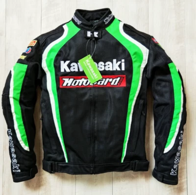 Herren Kawasaki Motorcycle Jacke Breathable Fall Protection Winter/Summer DE--