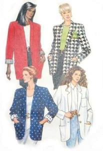 SELTENES VINTAGE BUTTERICK NÄHMUSTER 5274 MISSES GRÖSSE 20-24 JACKE UNGESCHNITTEN - Bild 1 von 3