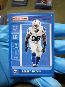 2016 rookies and stars Robert Mathis Team Infrastructure Red Foil # 24 - Picture 1 of 3