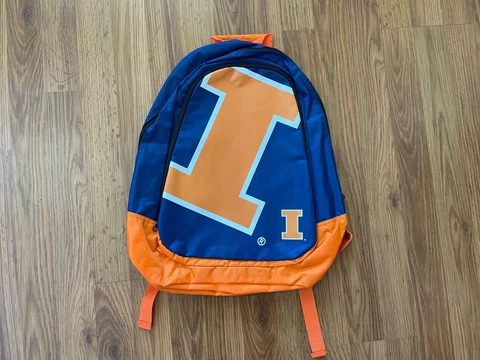 Illinois Fighting Illini NCAA SUPER AWESOME Forever Collectibles Backpack Bag! Cover