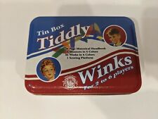 Tin Box Tiddly Winks for 2 to 6 Players Vintage Game 2002 Channel Craft Q2