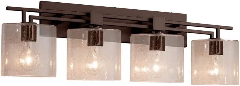 Justice Design FSN-8704-30-SEED-DBRZ Aero Bath Bar, Dark Bronze - Image 1 of 1