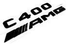 #2 Black C400 + Amg Fit Mercedes Rear Trunk Emblem Badge Nameplate Decal Numbers