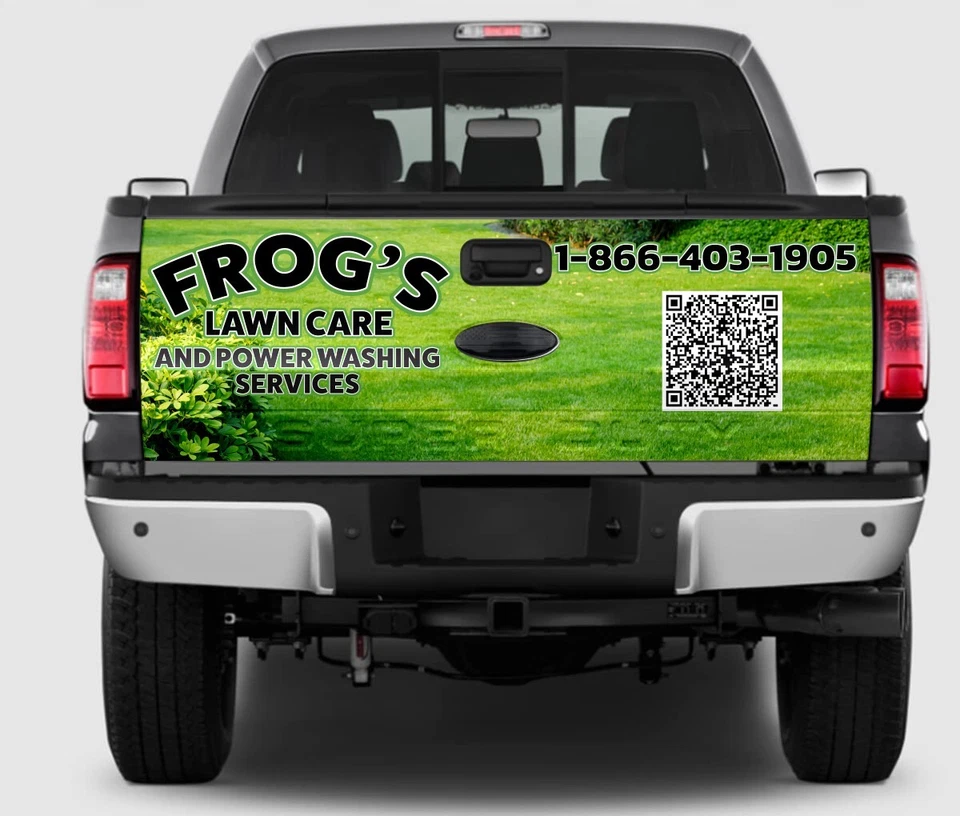 Envoltura de vinilo personalizada para camión para negocios de paisajismo Foto 1 de 1