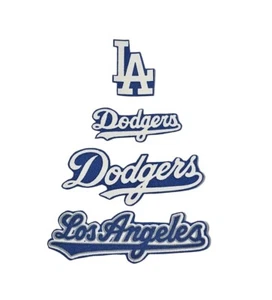 4pz Los Angeles Dodgers tessuto ferro su applicazione sottile toppa logo squadra baseball - Foto 1 di 2