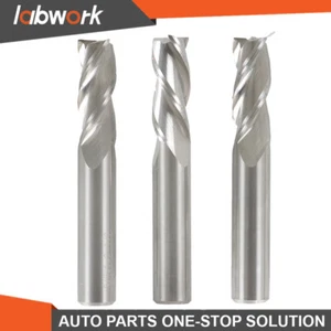 Labwork End Mill Carbide 3/8 In Diameter 3 Flute 2-1/2 In Overall Length 3Pack - Bild 1 von 13