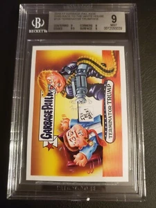 2016 Garbage Pail Kids Terminator Trump BGS 9 MINT Sticker Only 316 Made - Picture 1 of 2