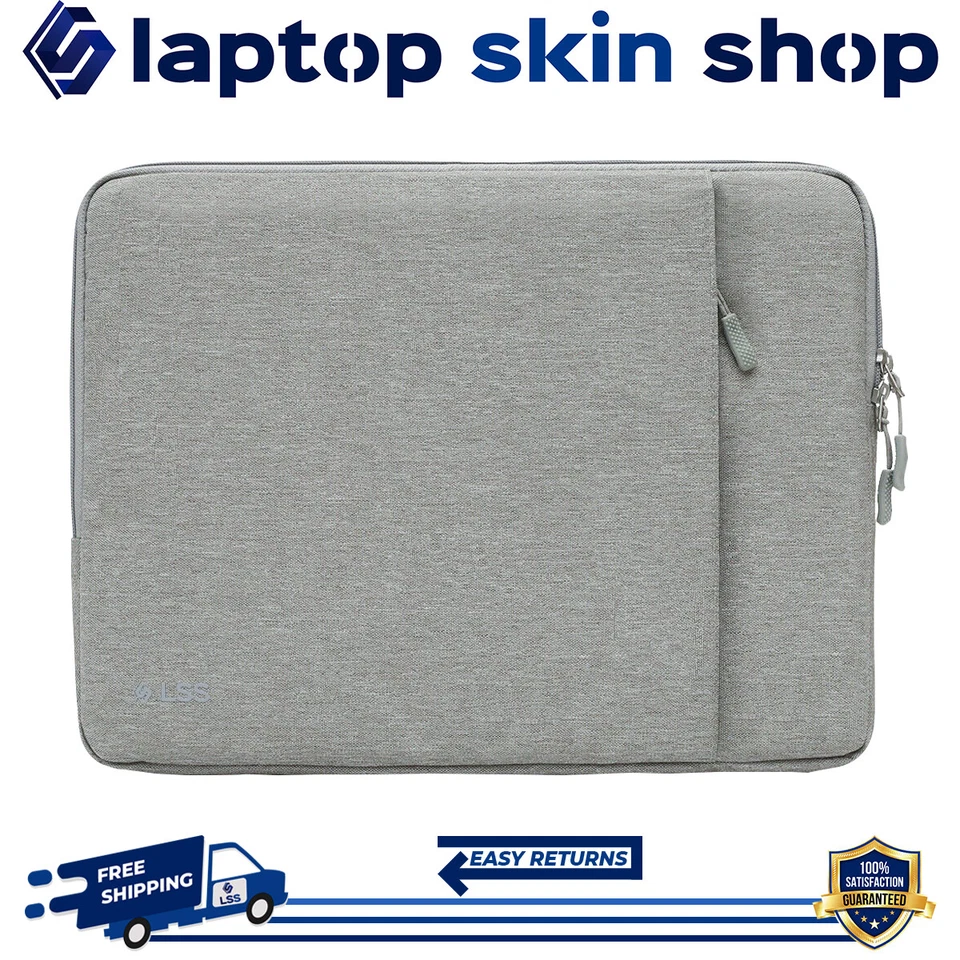 Funda protectora para portátil bolsa de transporte a prueba de golpes 14-15,6 pulgadas gris Foto 1 de 4