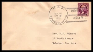 Cubierta naval USS Pennsylvania 1933 - Imagen 1 de 2