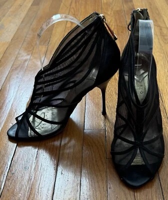 Ted Baker London Taminaa сетки заглянуть носок высокий каблук назад вырез ботинок, размер 7 США - Изображение 1 из 4