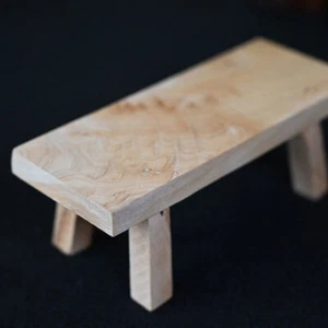 Cliff Cypress Wood Ornaments Short Wooden Stool Rustic Child Toddler - Picture 1 of 12