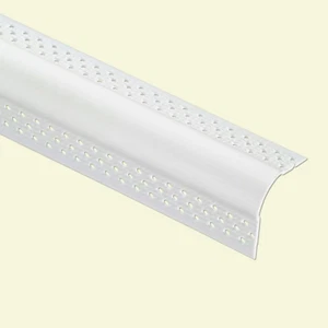 8 Ft. X 3/4 In. Vinyl Bullnose Corner Beads (35-pack) | Corrosion Prepunched - Picture 1 of 12