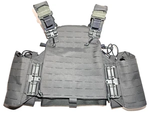 FirstSpear Amphibian AAC plate carrier Manatee Grey S Small SAPI Overlap armor - Picture 1 of 10