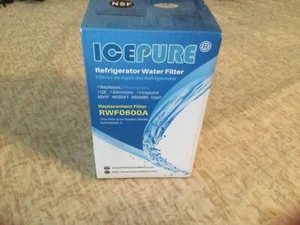 Icepure Refrigerator Wtr Fltr RWF0600A/GE,Kenmore,Hotpoint # 469991,NIB,FREESHIP - Picture 1 of 7